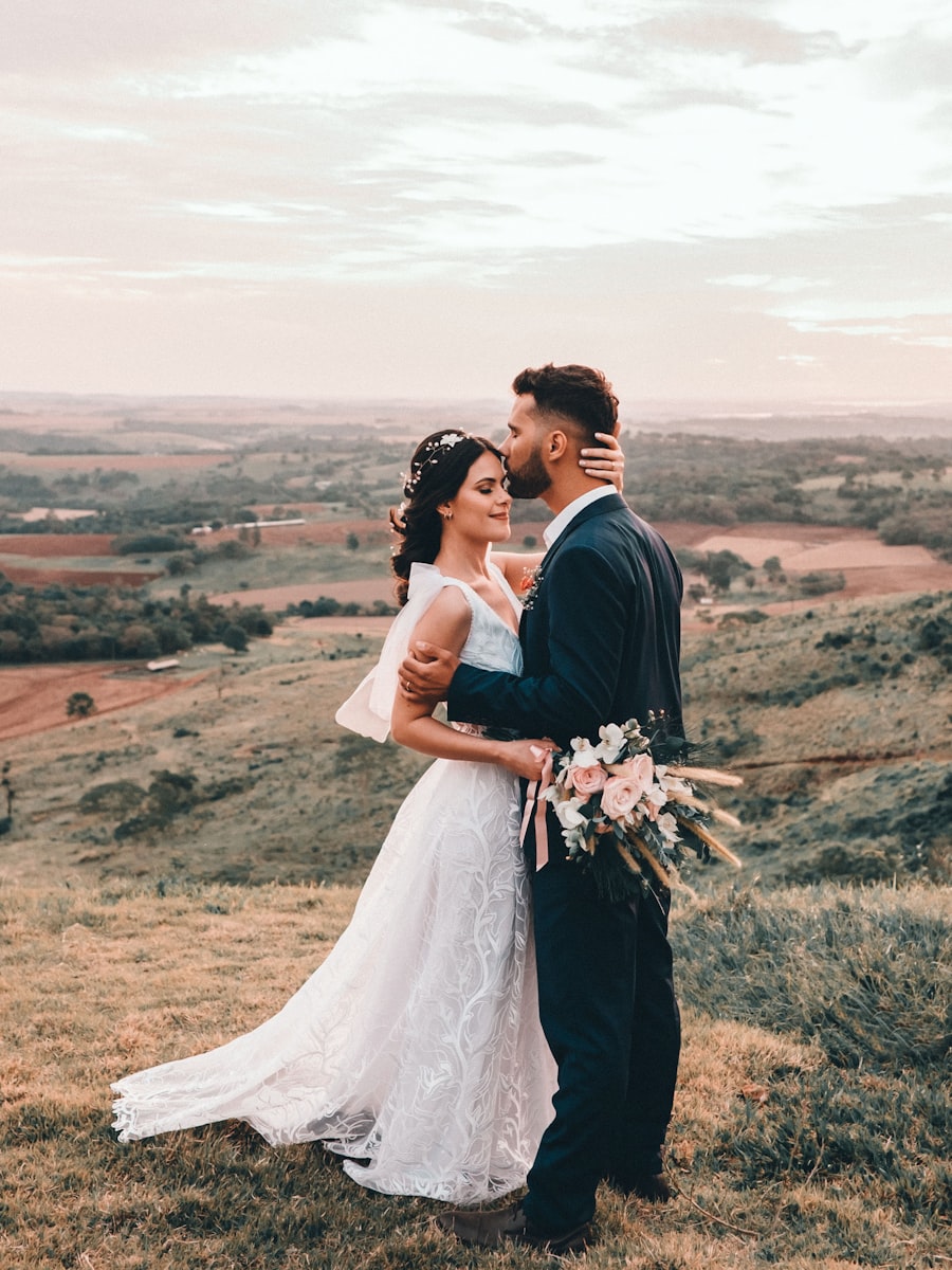Maternity portrait, golden hour